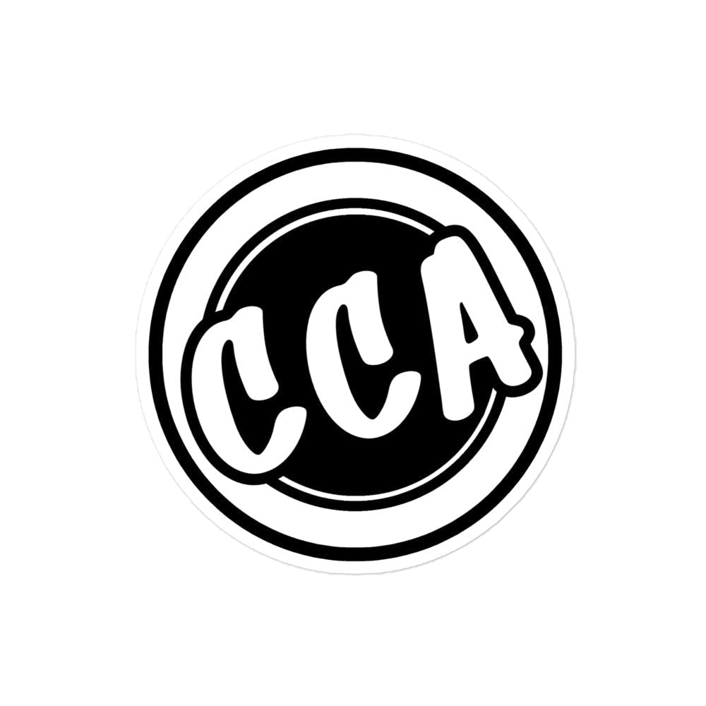 CCA Round Sticker