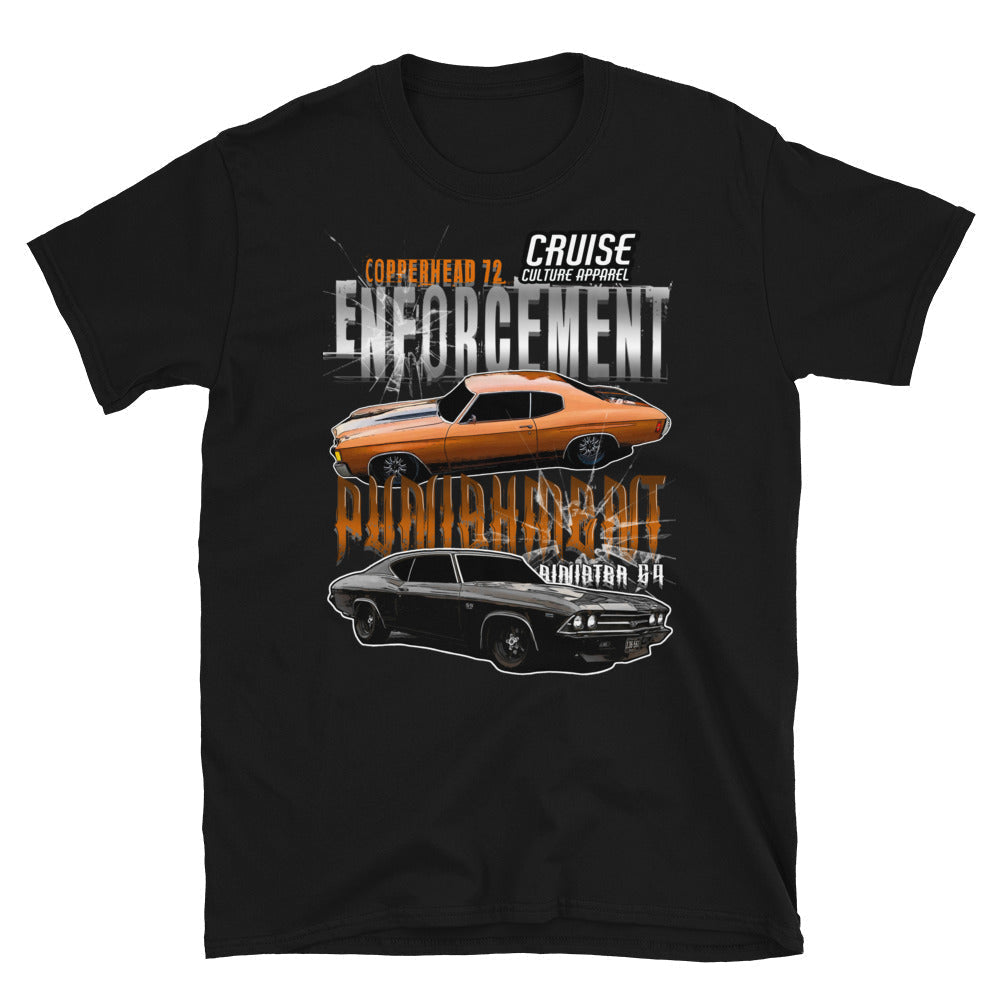 Enforcement And Punishment Short-Sleeve Unisex T-Shirt Front