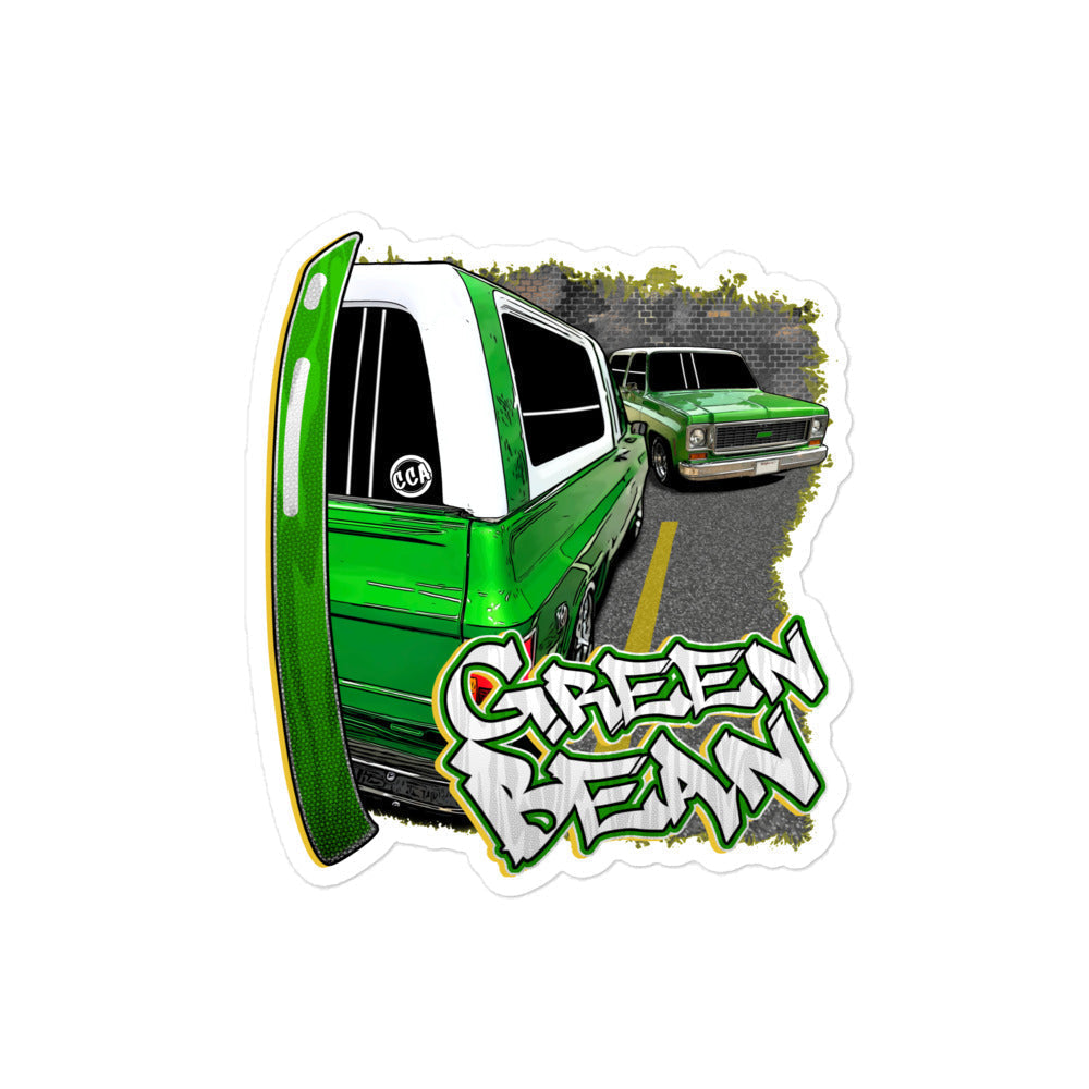 Green Bean Sticker