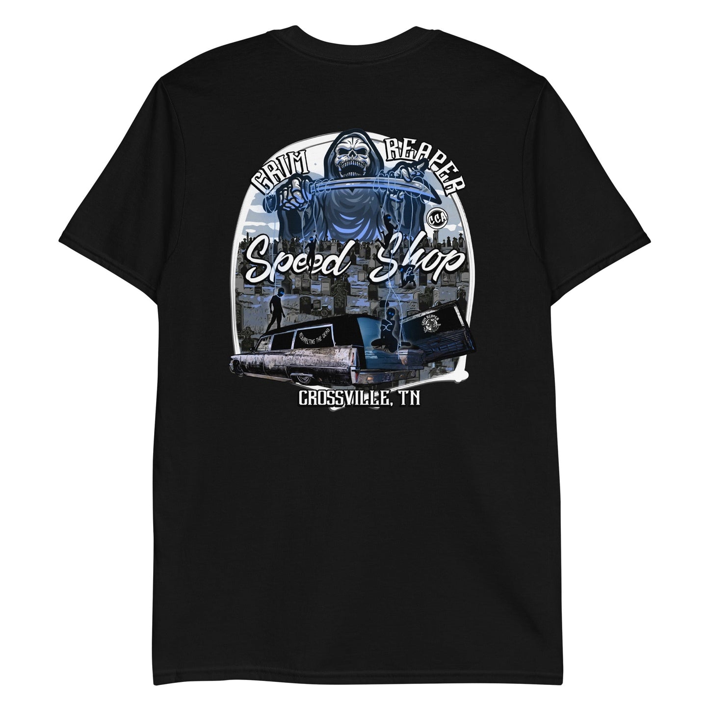 Grim Reaper Speed Shop T-Shirt Back