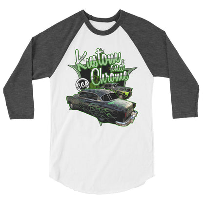 Kustom And Chrome 3/4 Sleeve Shirt