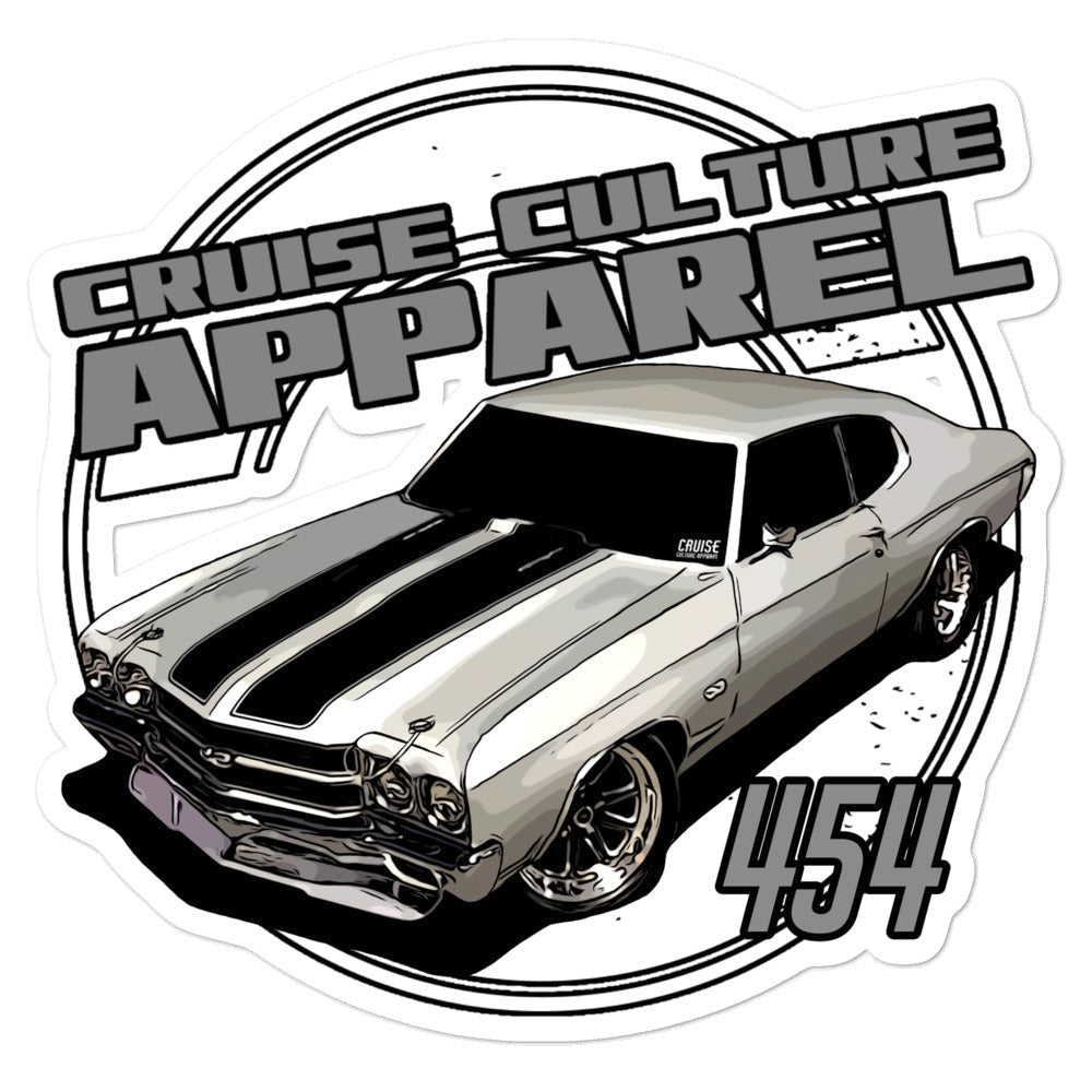 Large 454 Chevelle Sticker