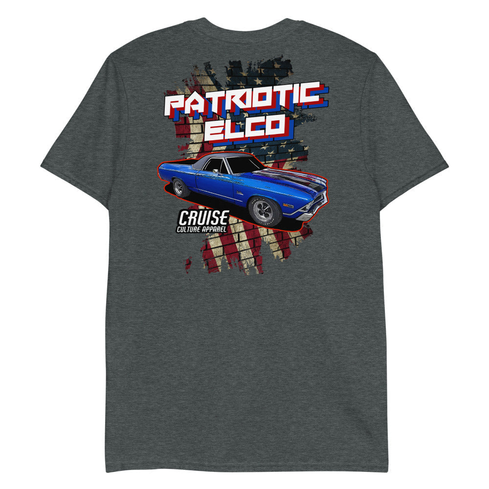 Patriotic Elco Short-Sleeve Unisex T-Shirt Back