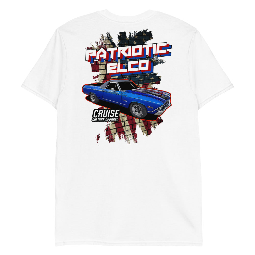 Patriotic Elco Short-Sleeve Unisex T-Shirt Back