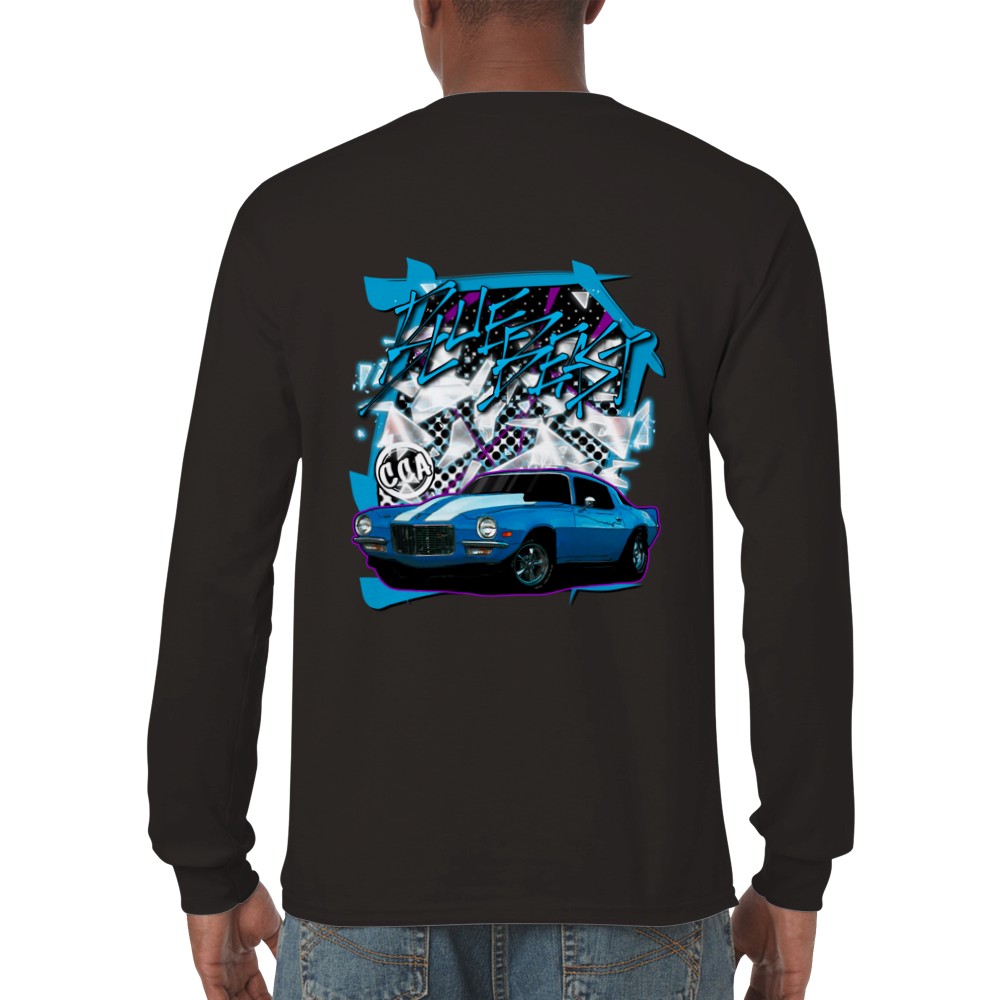 Print Material - Blue Beast Longsleeve T-shirt