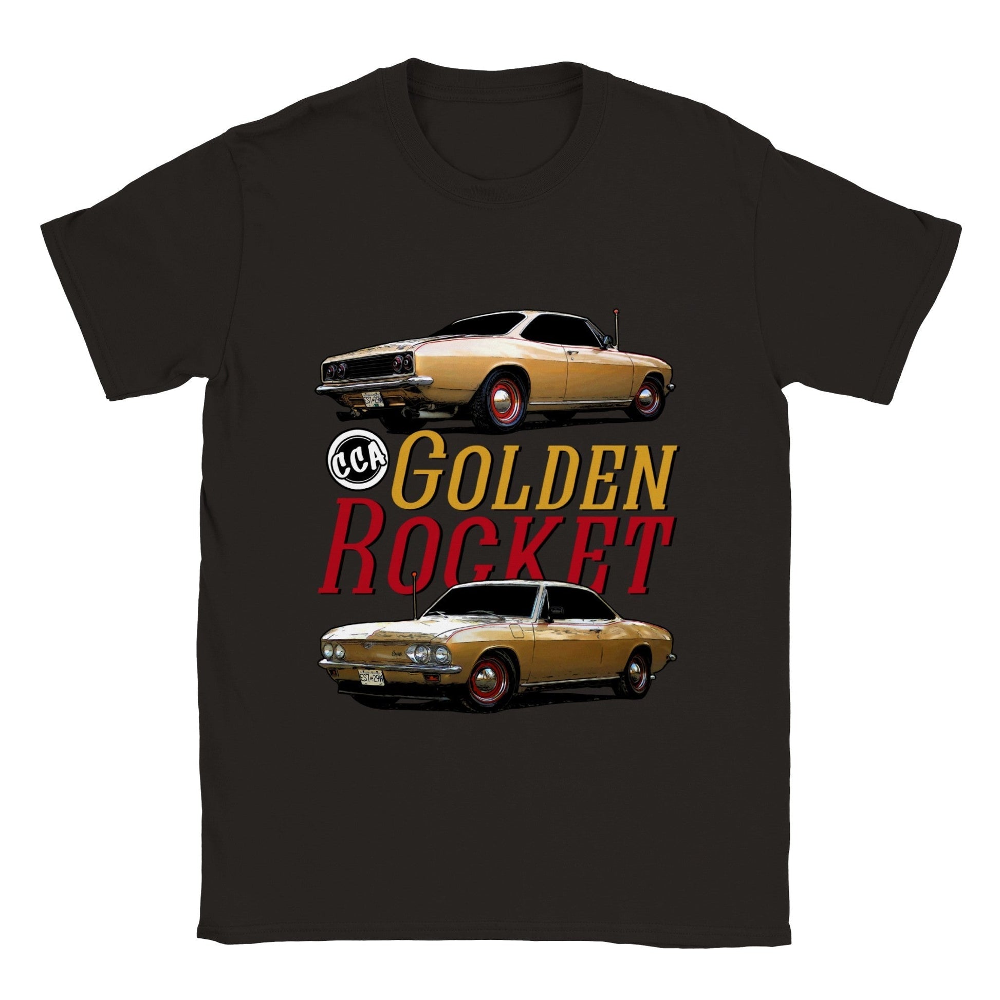 Print Material - Golden Rocket T-shirt