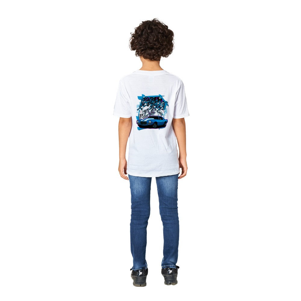 Print Material - Kids Blue Beast T-shirt