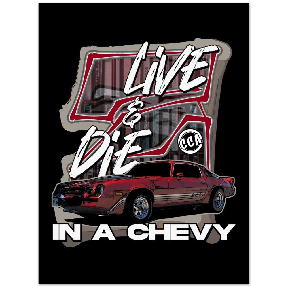 Print Material - Live And Die In A Z28 Paper Poster