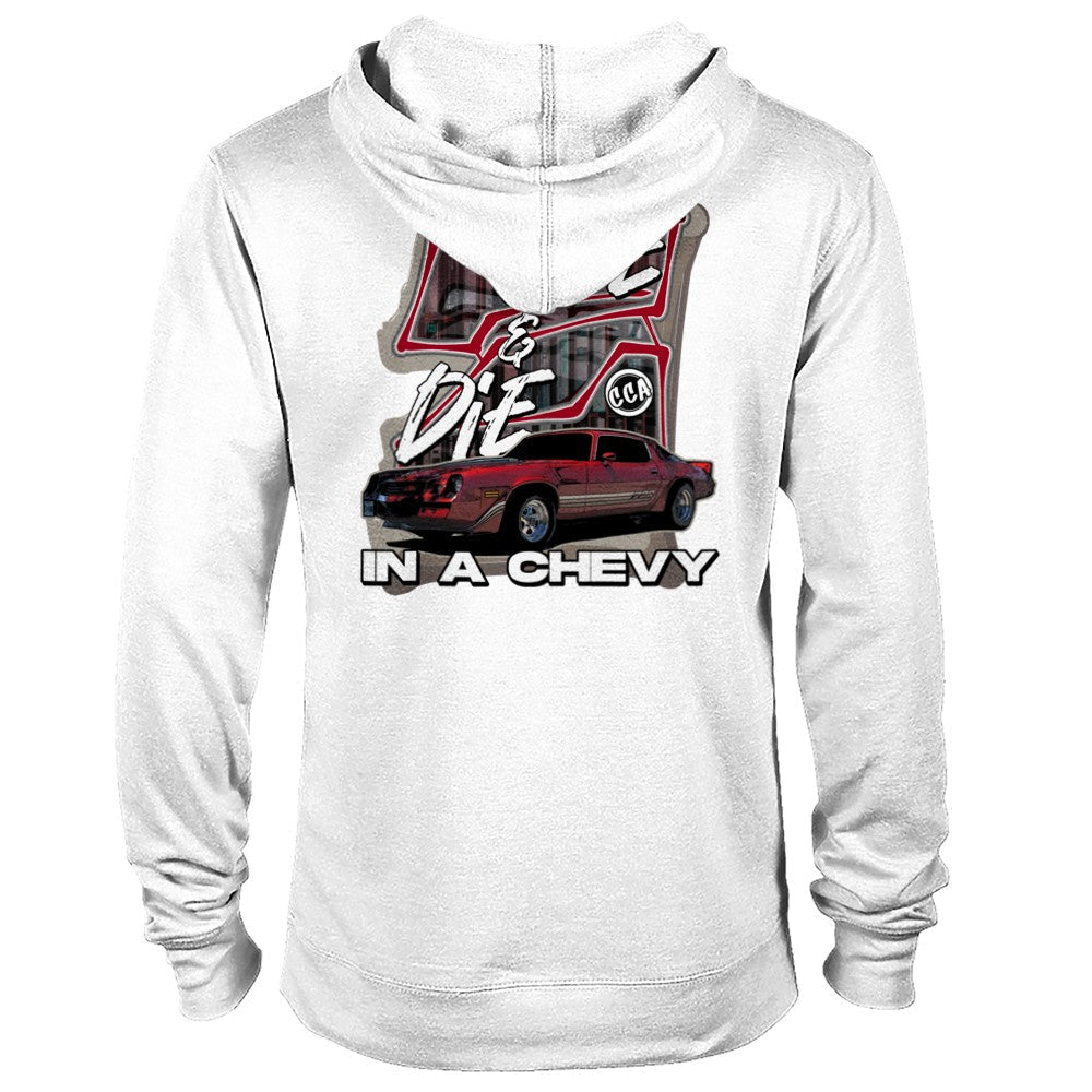 Print Material - Live And Die In A Z28 Pullover Hoodie
