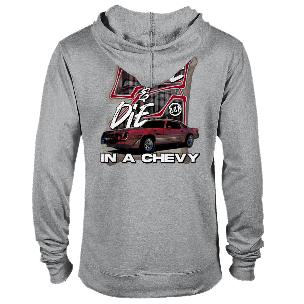 Print Material - Live And Die In A Z28 Pullover Hoodie