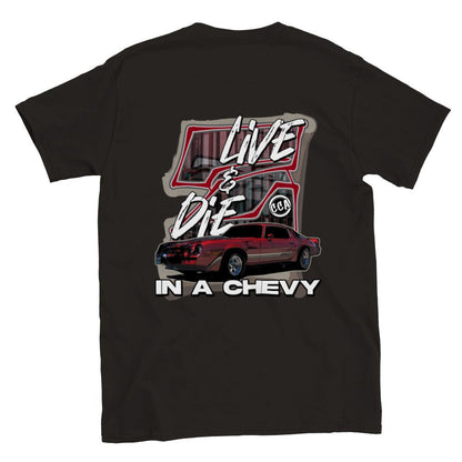 Print Material - Live And Die In A Z28 T-shirt Back