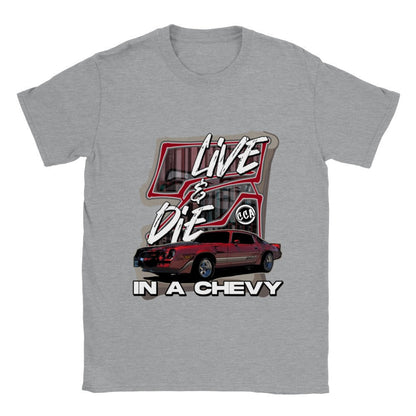Print Material - Live And Die In A Z28 T-shirt Front