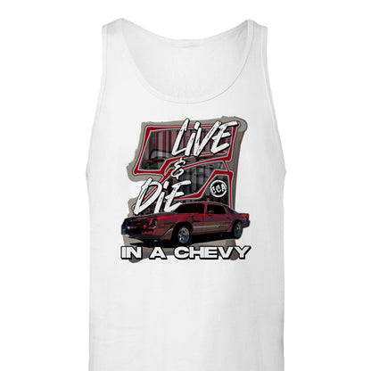 Print Material - Live And Die In A Z28 Tank Top