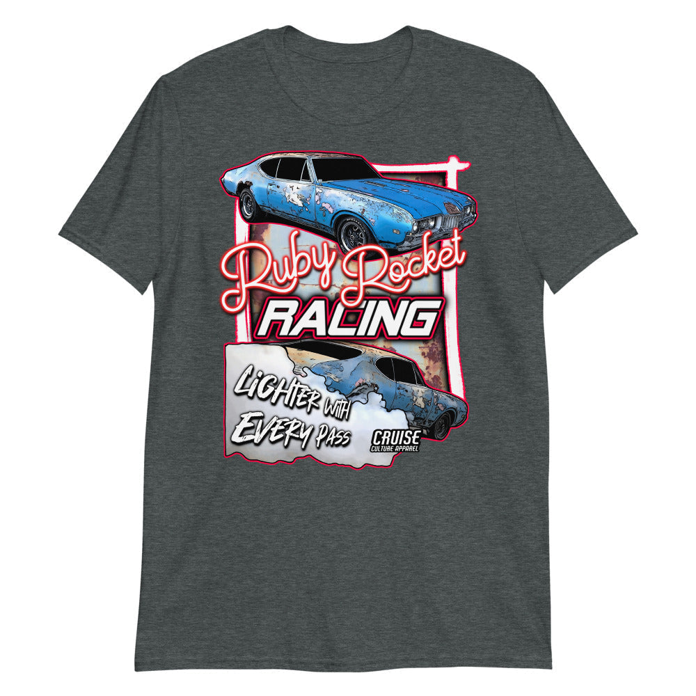Ruby Rocket Racing Short-Sleeve Unisex T-Shirt Front