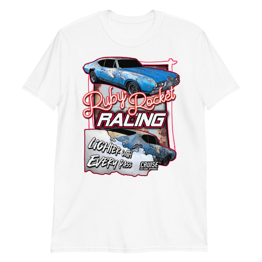 Ruby Rocket Racing Short-Sleeve Unisex T-Shirt Front