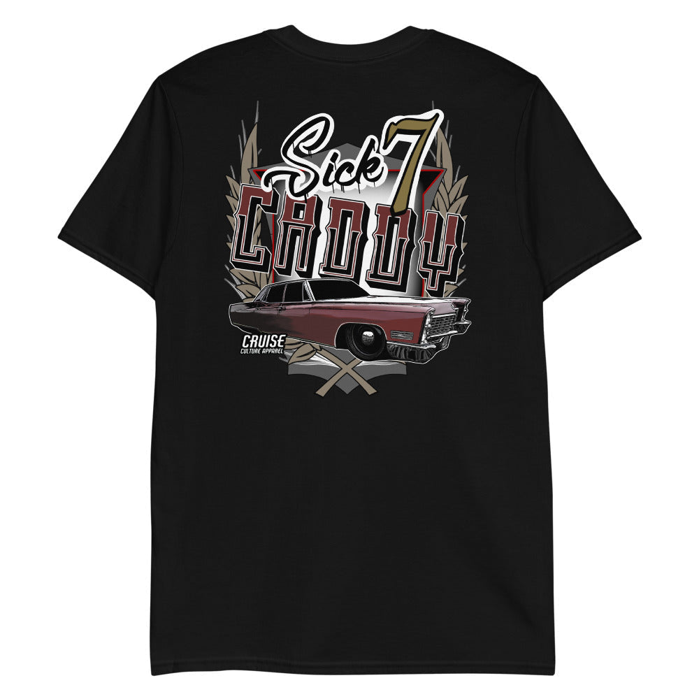 Sick 7 Caddy Short-Sleeve Unisex T-Shirt Back
