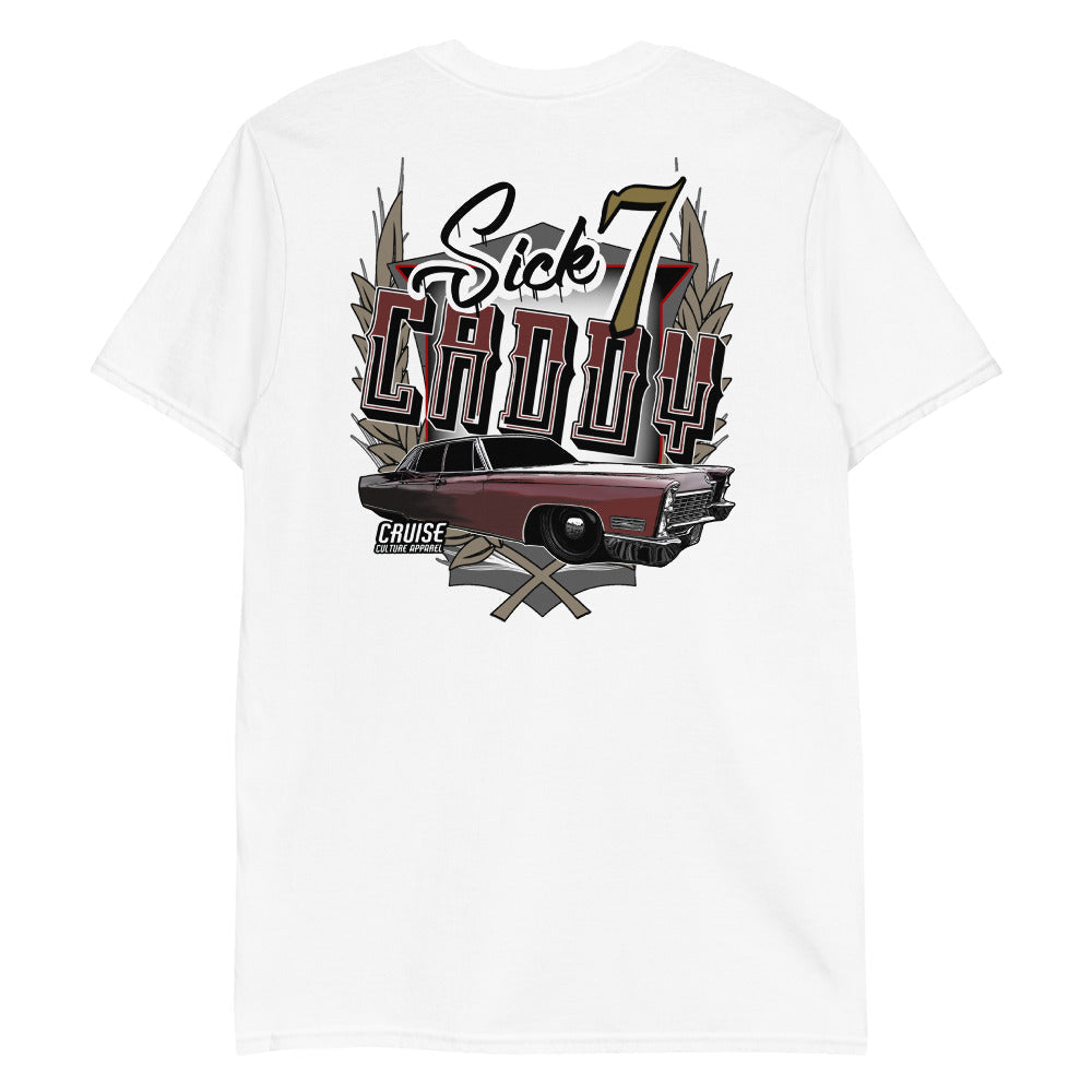 Sick 7 Caddy Short-Sleeve Unisex T-Shirt Back