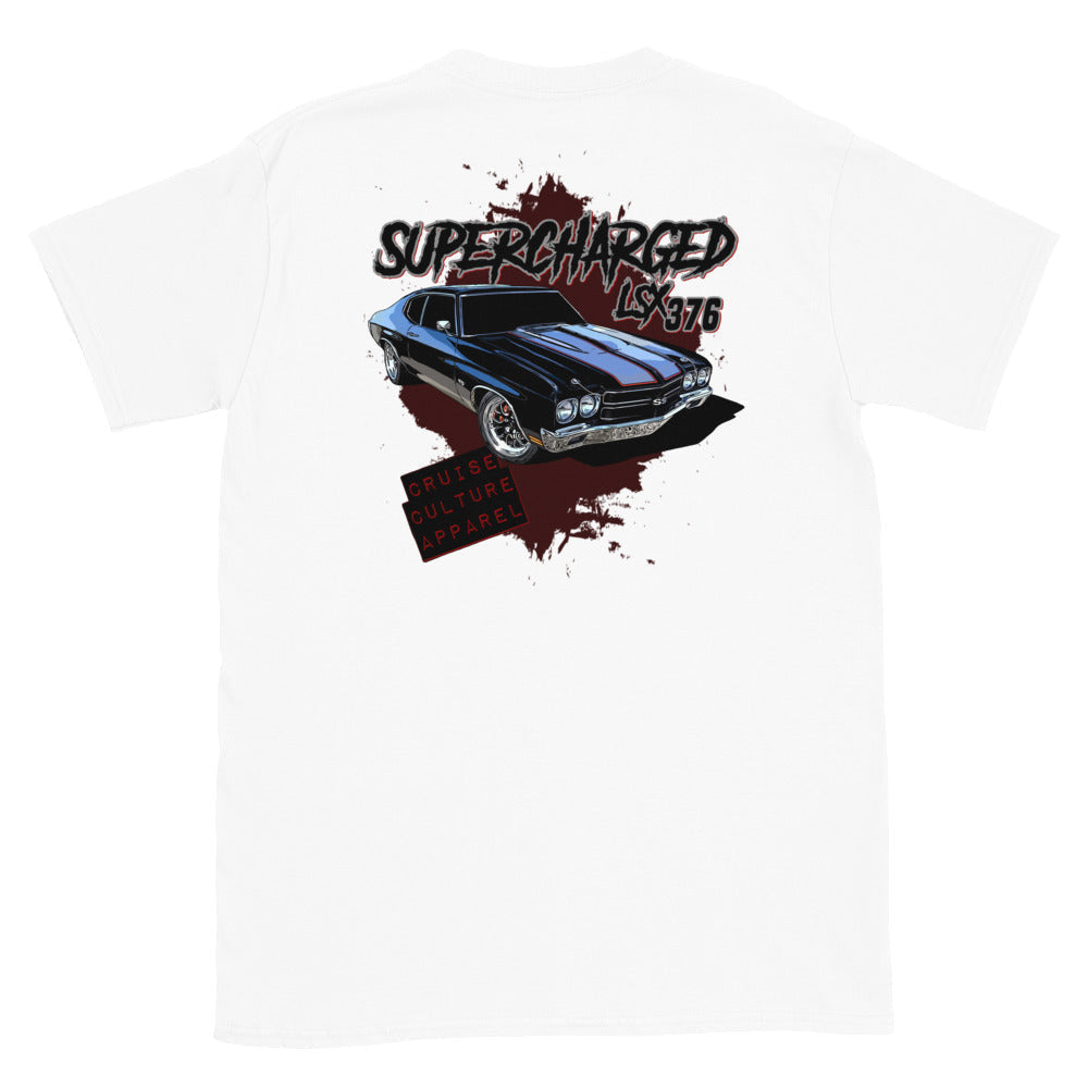 Supercharged ChevelleShort-Sleeve Unisex T-Shirt Back