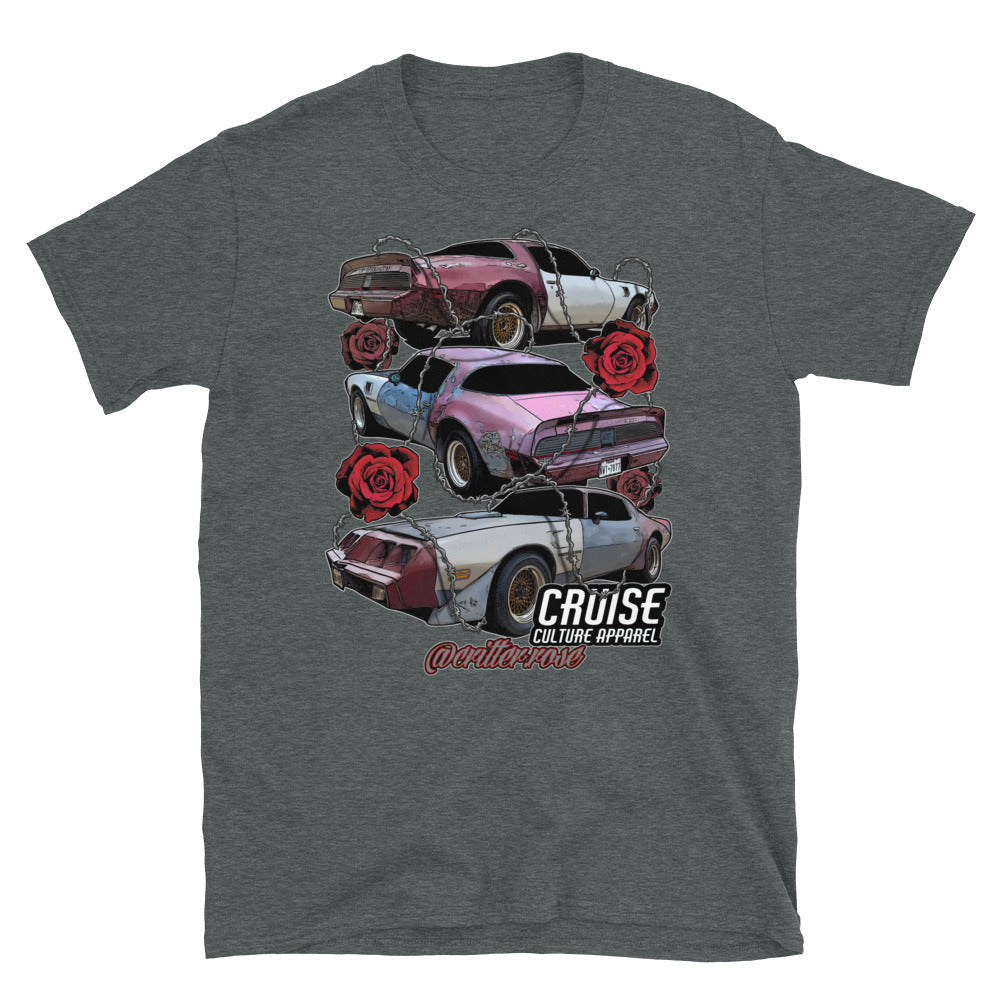 Trans Am Critter Rose Short-Sleeve Unisex T-Shirt Front