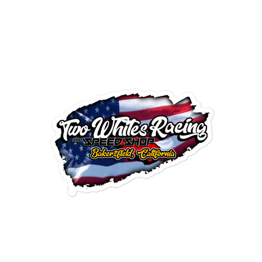 Two Whites Racing Sticker
